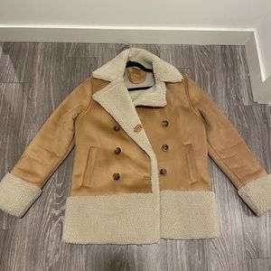 MOTHER Sherpa Coat